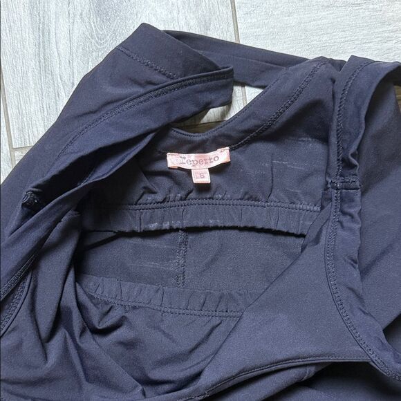 Repetto Black Tank Top with Logo at Back Size Small - Picture 3 of 12